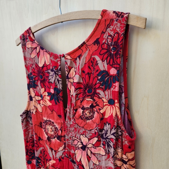 Free People Backyard Tank Top / Floral Tunic - Size Medium - Picture 10 of 12